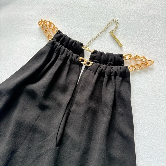 Michael Kors Chain Neck Keyhole Neck Halter Top - Picture 7 of 11